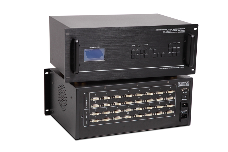 16-channel DVI matrix switcher